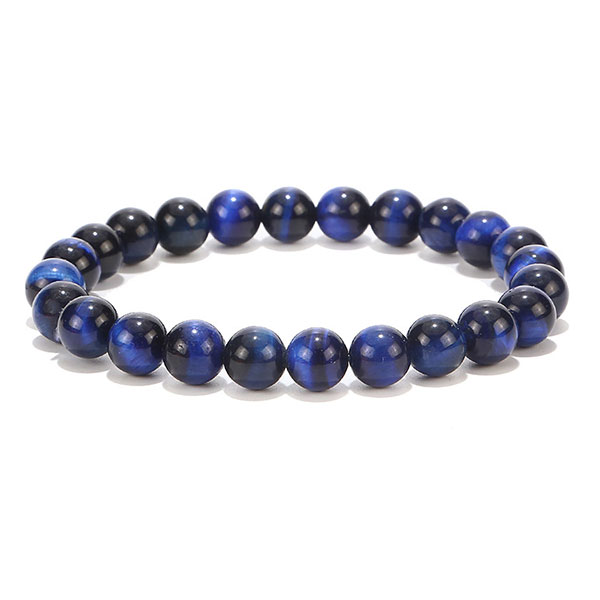 Bracelet Oeil de Tigre Bleu