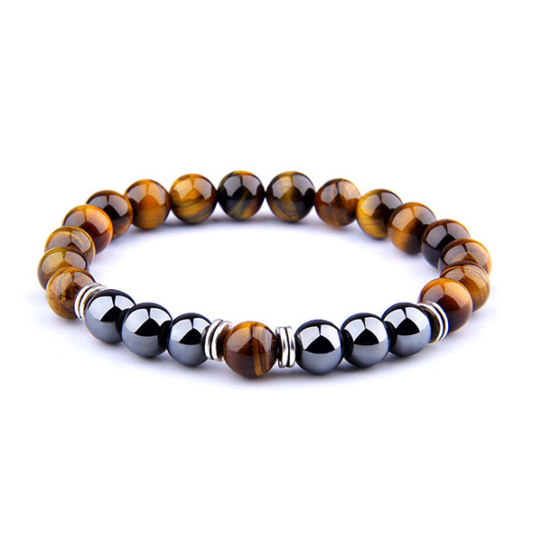 Bracelet Oeil de tigre Homme