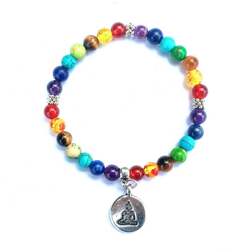Bracelet 7 Chakras Bouddha