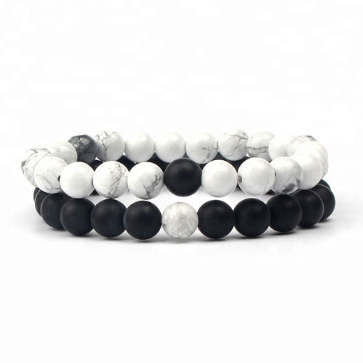 Bracelet Couple Pierre Naturelle