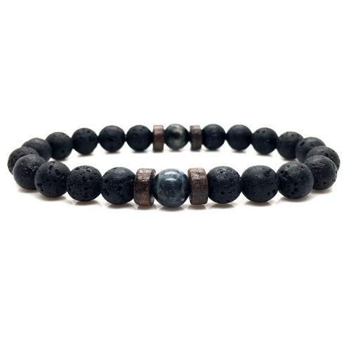 bracelet homme perle luxe