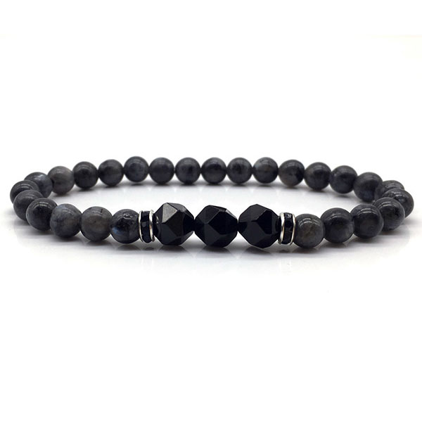 Bracelet Homme Perle Tendance Galaxy Noir