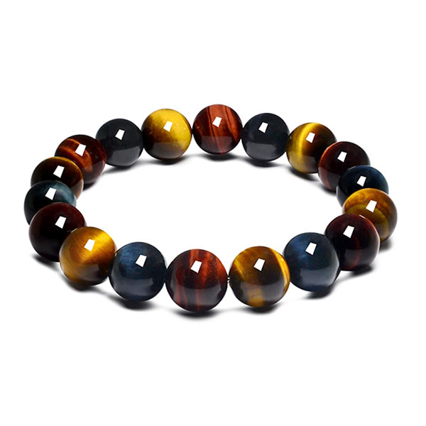 Bracelet Oeil de Tigre Faucon et Taureau