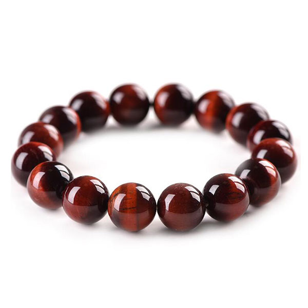 Bracelet Oeil de Tigre Rouge