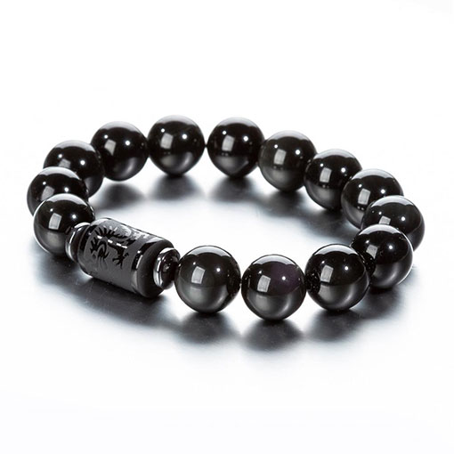 Bracelet Pierre Obsidienne Dragon