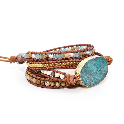 Bracelet Pierre Turquoise Boho