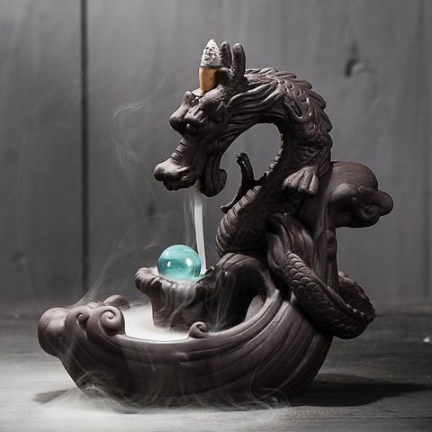 Porte-Encens Japonais Dragon