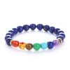 bracelet 7 chakras du bonheur en lapis lazuli