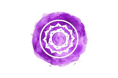 chakra couronne violet