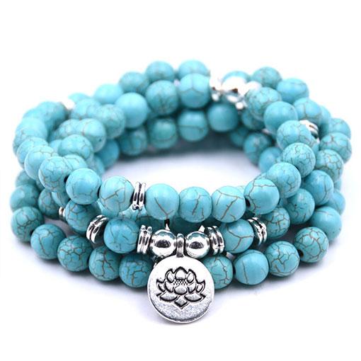 Collier Mala Turquoise