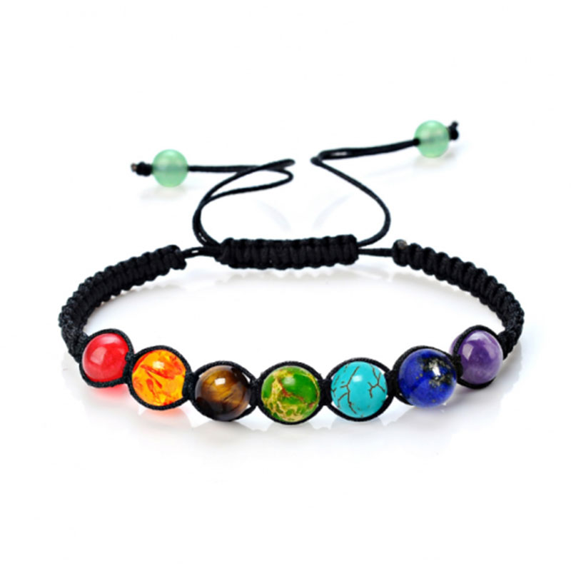 bracelet boule 7 chakras authentique