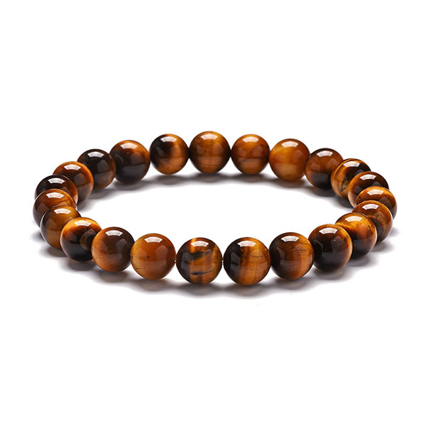 Véritable Bracelet Oeil de Tigre 8mm