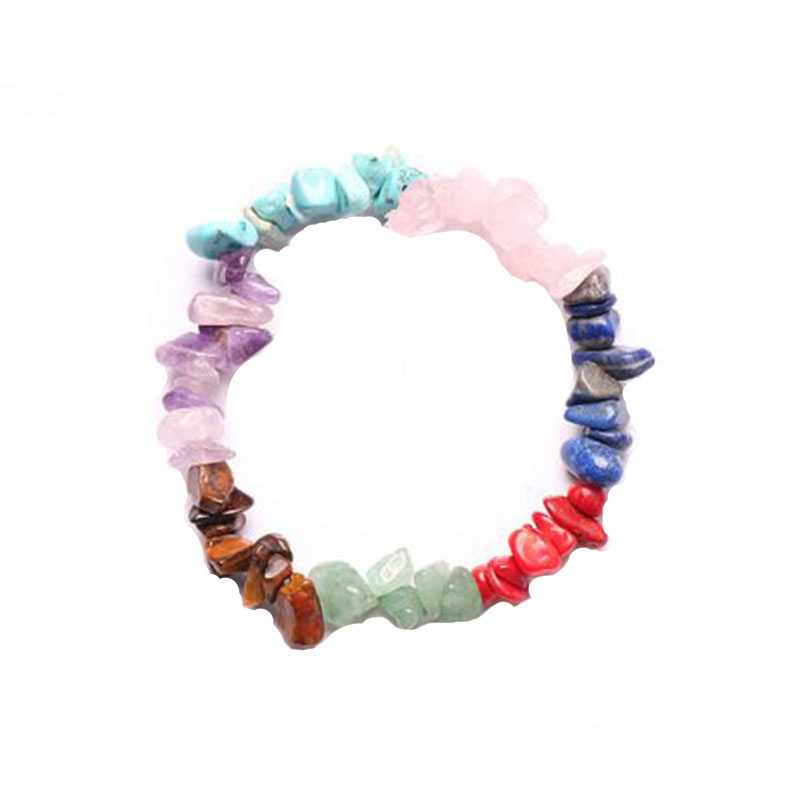 bracelet 7 chakras vrai pierre