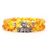 Bracelet Ambre Bouddha