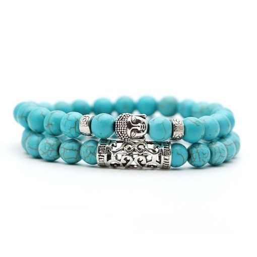 Bracelet Bouddha Turquoise Anti-Douleur