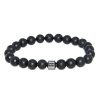 Bracelet Homme Perle Noir