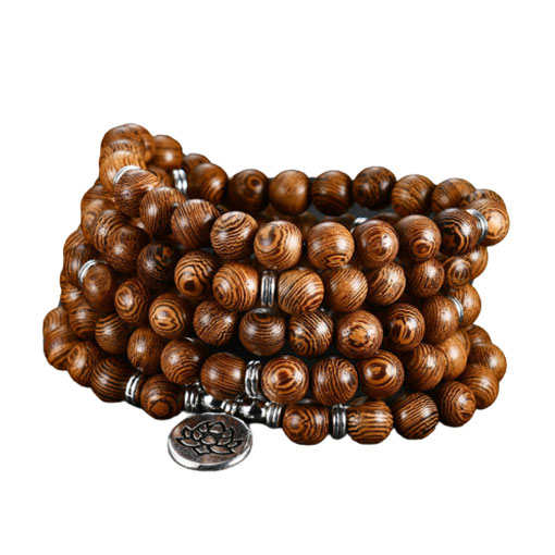 Bracelet Mala Bois Lotus