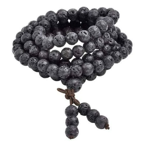 Bracelet Mala en pierre de lave