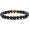 Bracelet Oeil de Tigre et Onyx Noir