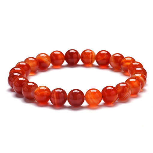Bracelet Pierre Rouge Mantra