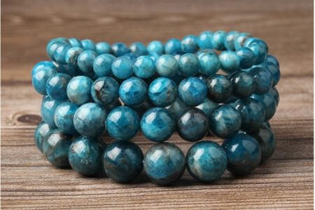 bracelets pierres naturelles bleu