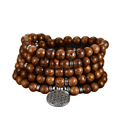 Mala Bois Fleur de vie