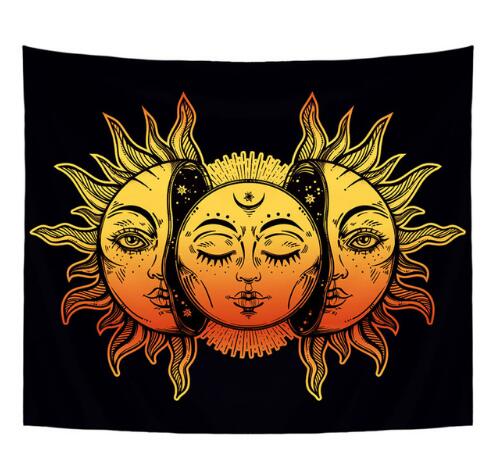 Tenture Murale Soleil Lune Cachée