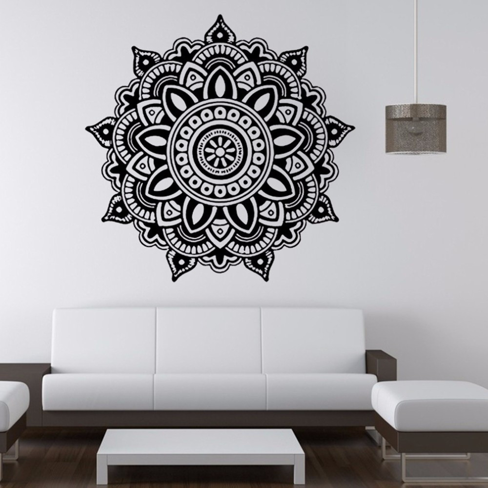 Stickers Mandala Fleur Élégante