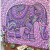 Tenture Éléphant Psychédélique