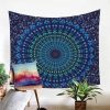 Tenture Murale Mandala Bleu