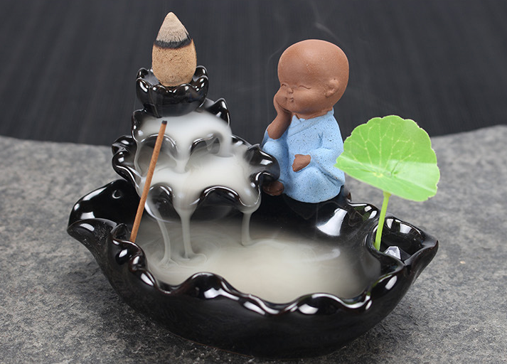 Porte-Encens Porcelaine Asiatique