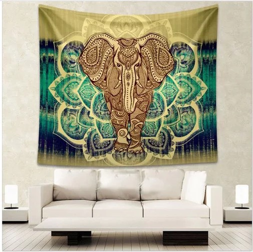 Tenture Murale Éléphant Protecteur