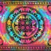 Tenture Murale Indienne Multicolore