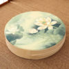Coussin meditation zen fleuri