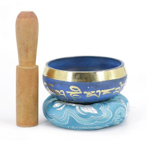 Bol Tibétain Chantant Bleu - Instrument Musique Zen - Sept Chakras