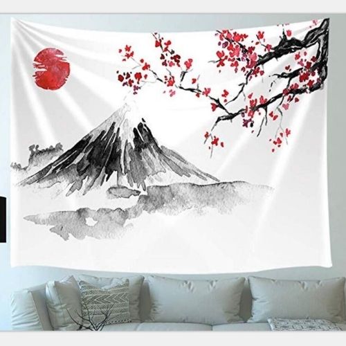 Tenture Murale Japonaise Mont Fuji