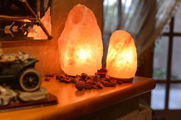 Lampe de Sel Himalaya | Ambiance Zen et Relax | Sept-Chakras