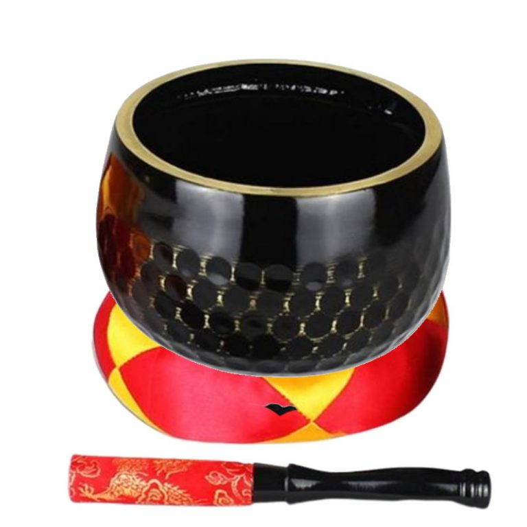 Bol Tibétain Chantant 7 Métaux - Bol De Méditation Artisanal Himalaya + Maillet Crayon + Coussin, Son Authentique Pour Relaxation & Purification Spirituelle