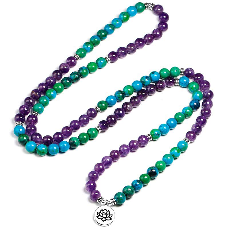 Bracelet Mala 108 Perles - Mala Tibétain - Sept Chakras