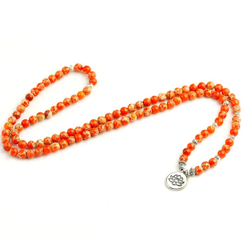 Bracelet Mala en Pierre - Mala Tibétain - Sept Chakras