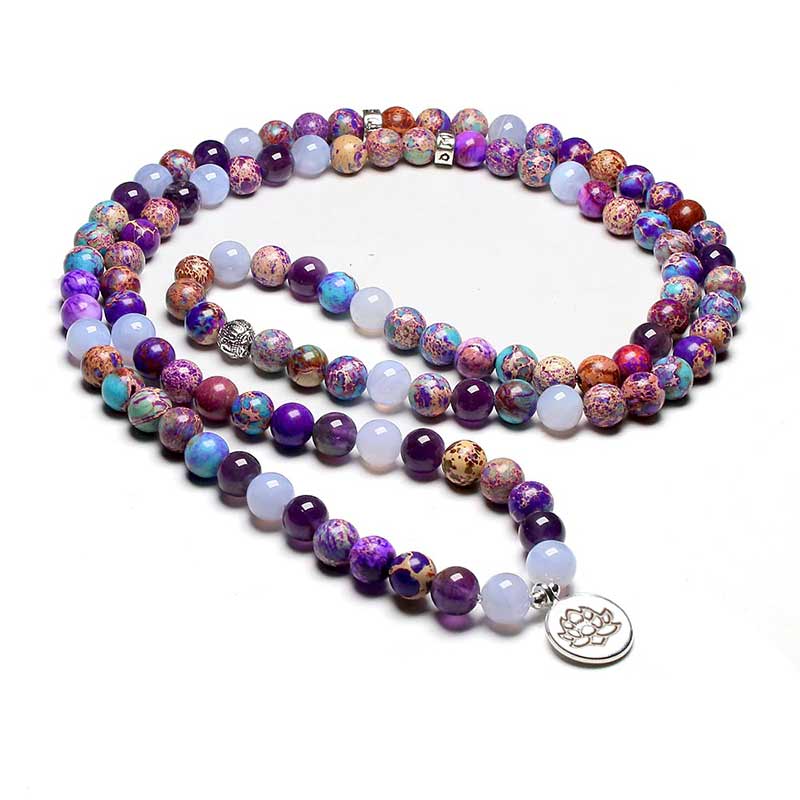 Bracelet Mala Femme - Mala Tibétain - Sept Chakras