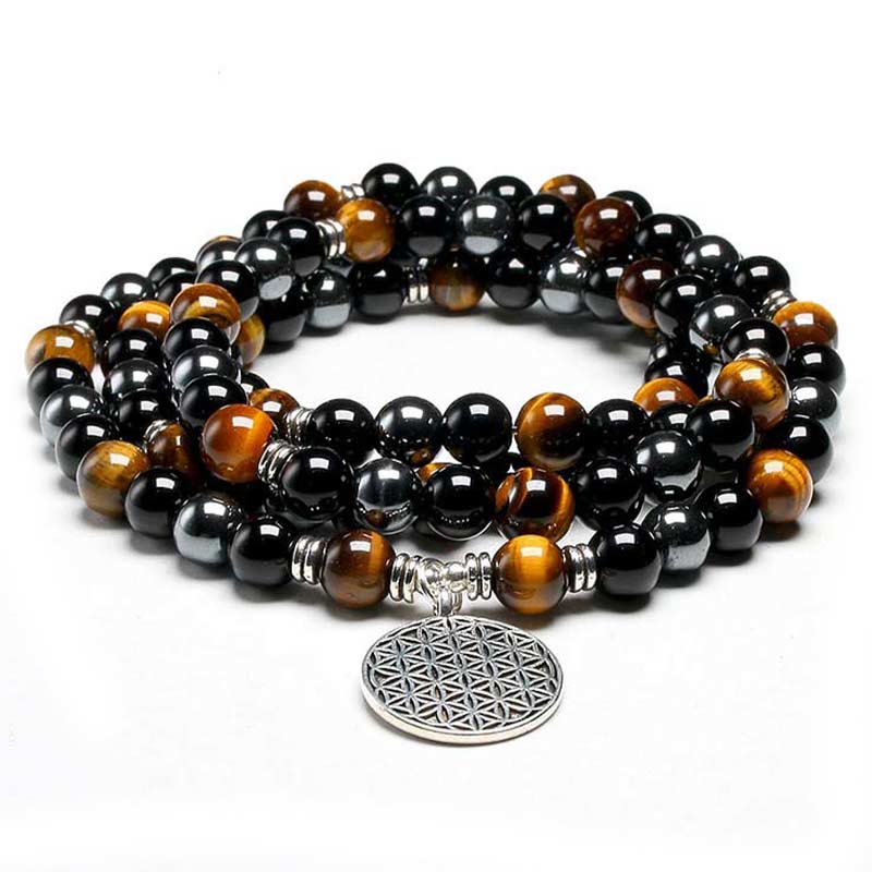 Bracelet Mala Tibétain Homme - Sept Chakras