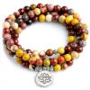 Bracelet Tibétain Mala Mokaïte - Mala Tibétain - Sept Chakras