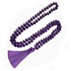 Collier Mala Améthyste - Mala Tibétain - Sept Chakras