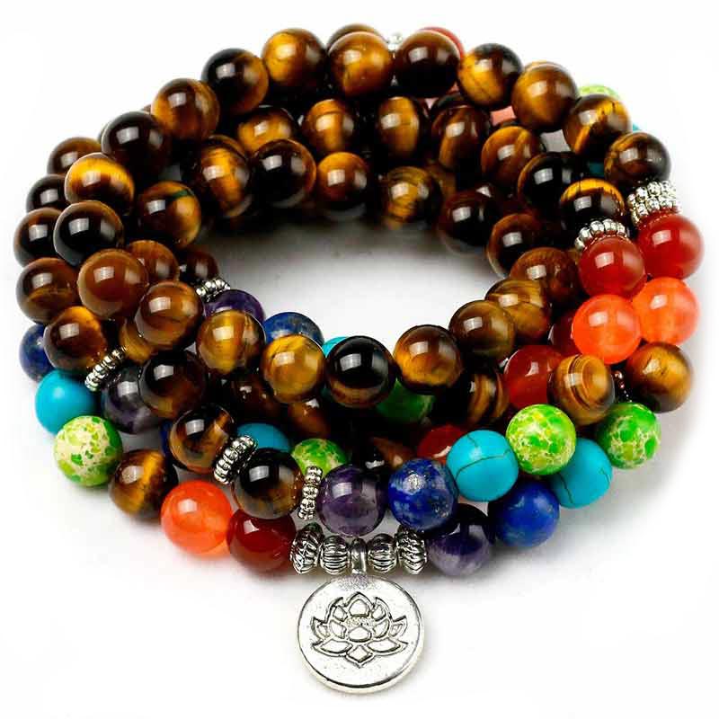 Mala Tibétain 7 Chakras - Sept Chakras