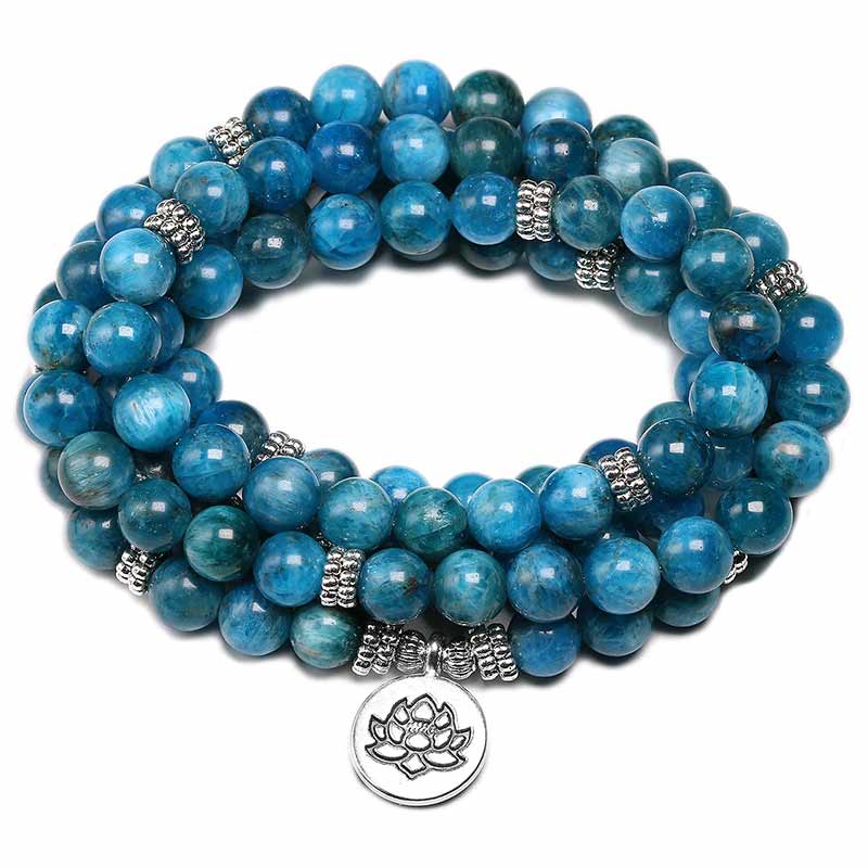 Mala Tibétain Apatite - Mala Tibétain - Sept Chakras