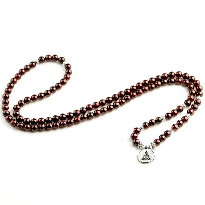 Mala Tibétain Grenat - Mala Tibétain - Sept Chakras