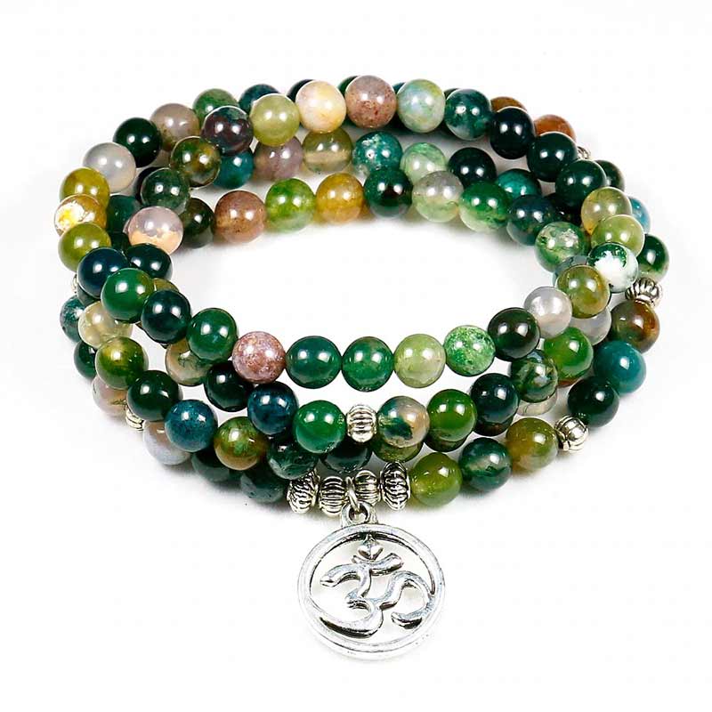 Mala Tibétain Pierres Vertes - Mala Tibétain - Sept Chakras