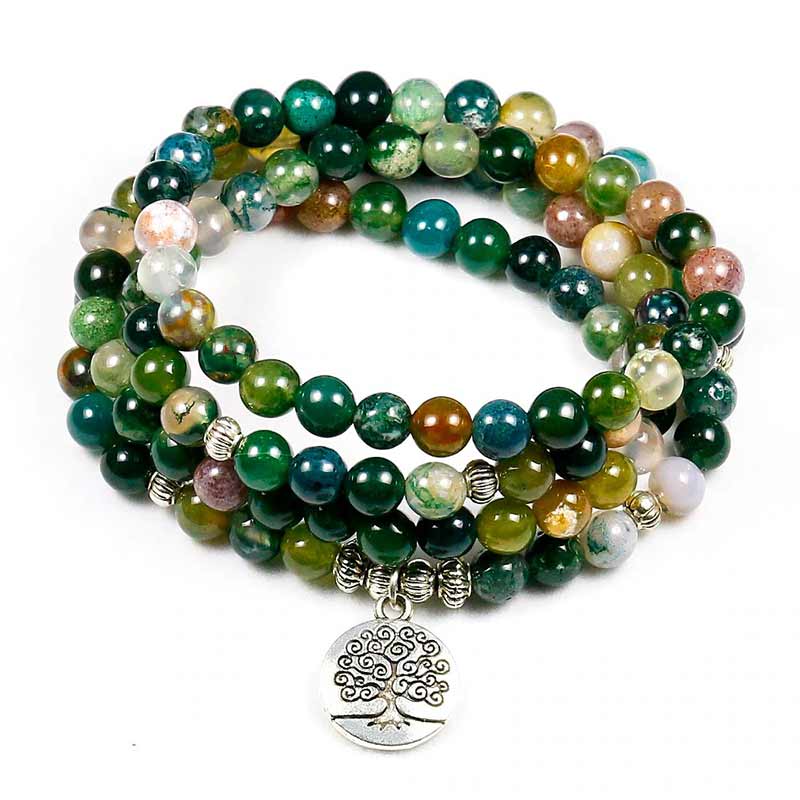 Mala Tibétain Pierres Vertes - Mala Tibétain - Sept Chakras