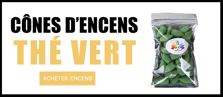 Cône d'encens Thé Vert